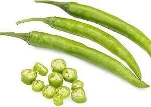 Fresh Chilli (mirchi )- Green, 100g