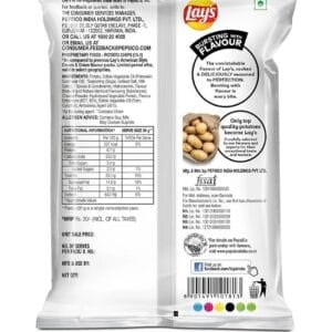 Lay's Potato Chips 48 Gram, American Style Cream & Onion Flavour, Crunchy Chips & Snacks (Weight May Vary)
