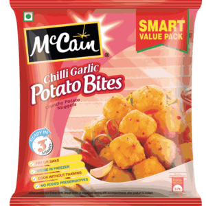 McCain Chilli Garlic Potato Bites Nuggets Net Qty: 700 g