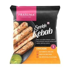 Prasuma Chicken Seekh Kebab Net Qty: 500 g