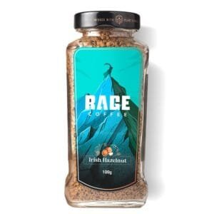 Rage Coffee Irish Hazelnut Flavour Premium Arabica Instant Coffee Net Qty: 100 g