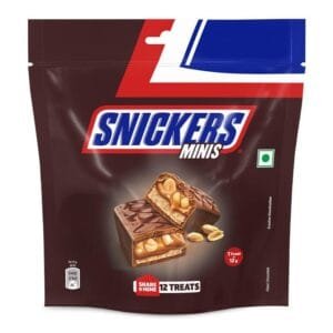 Snickers Miniatures Peanut Filled Valentine's Chocolate Pack Net Qty: 180 g