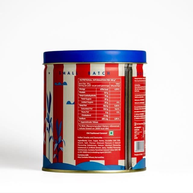 The Theatre Project Popcorn Tins - Old Fashioned Caramel Net Qty: 88 g - Image 2