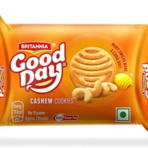 Britannia Good Day biscuits Cashew Cookies, 52.5g / 60g/53g +15g EXTRA =68g (Weight May Vary)