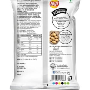 Lay's Potato Chips 48 Gram, American Style Cream & Onion Flavour, Crunchy Chips & Snacks (Weight May Vary)