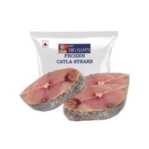 Big Sam's Frozen Catla Curry Cut Fish Steaks (Without Head)