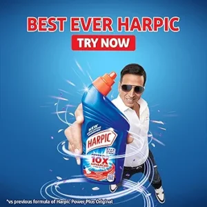 Harpic 1 Litre - Original, Disinfectant Toilet Cleaner Liquid | Suitable for Toilet Bowls