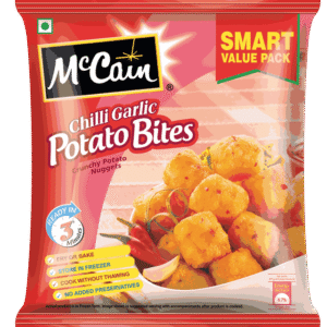 McCain Chilli Garlic Potato Bites Nuggets Net Qty: 700 g